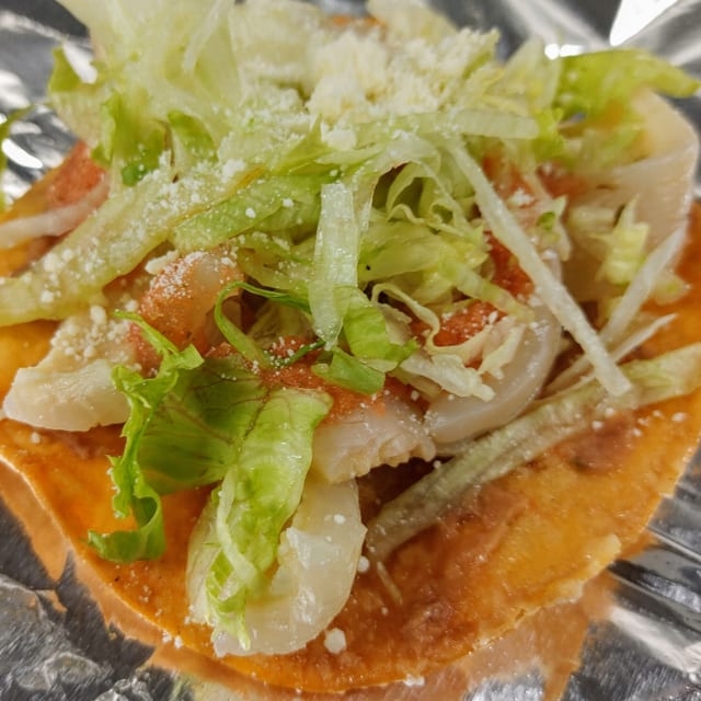 Tostada de Cueritos.